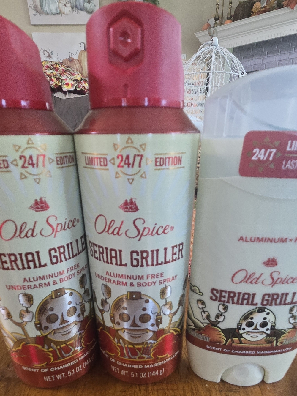 3 Serial Griller Red Aluminum-Free Underarm & Body Spray